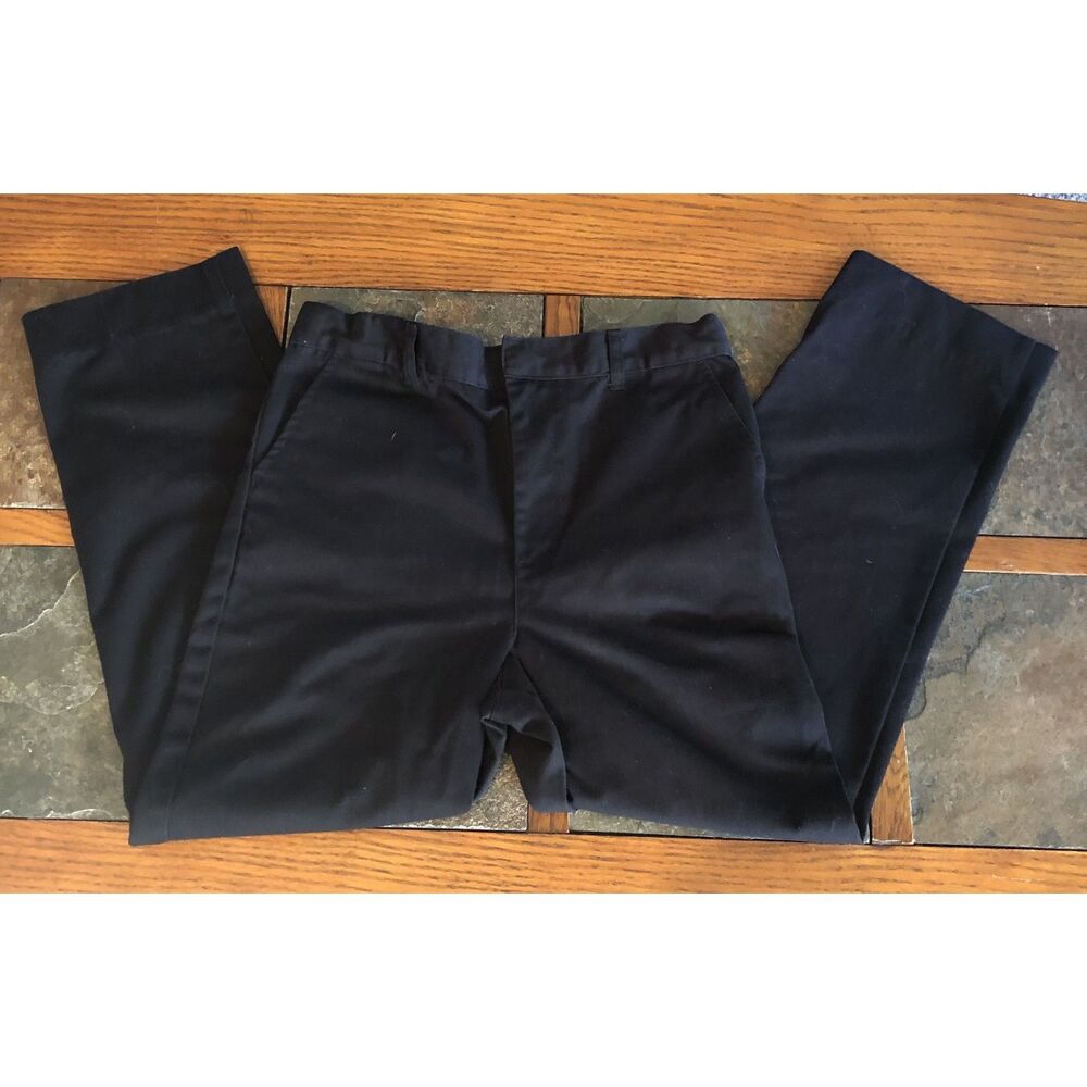 Used Boys Black Dress Uniform Pants Size 14